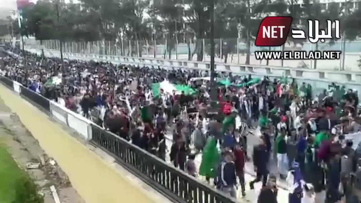 Algeria : massive anti-Bouteflika protests in the western city of Oran today. 