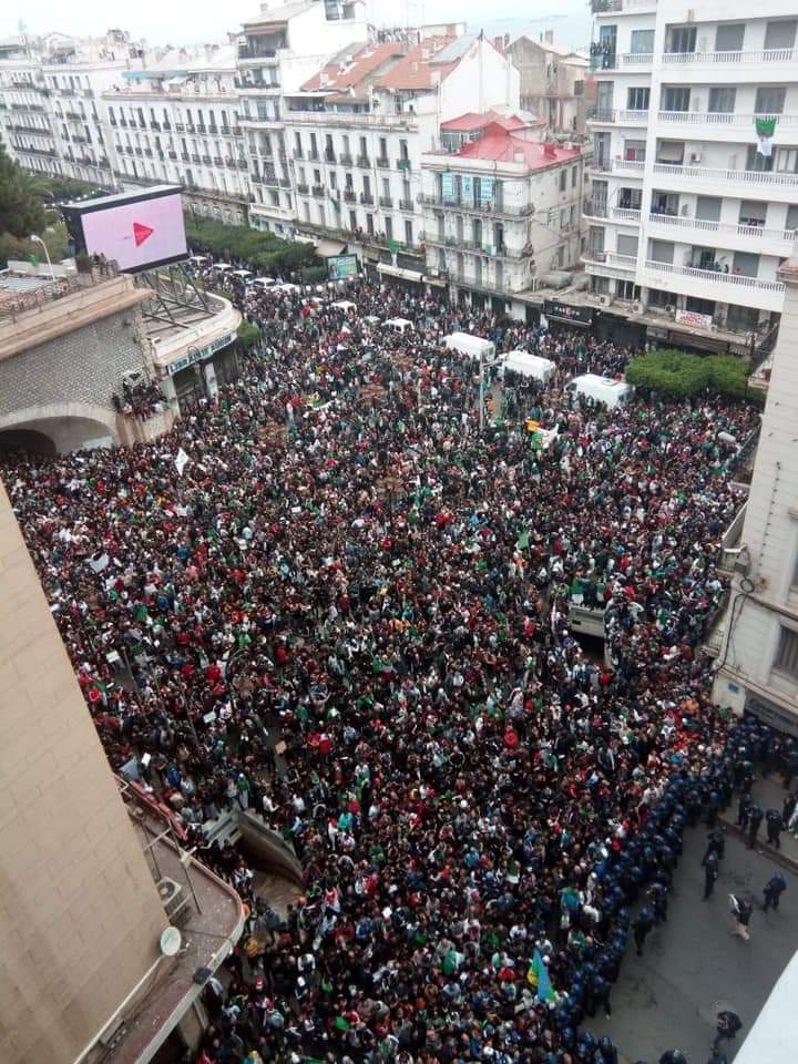 Protest today in Algiers