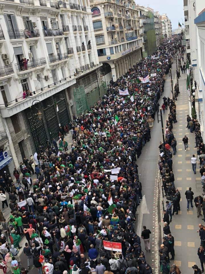 Protest today in Algiers