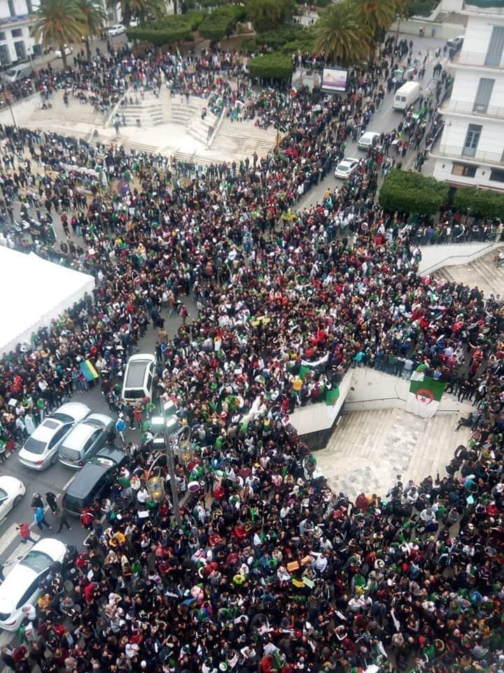 Protest today in Algiers