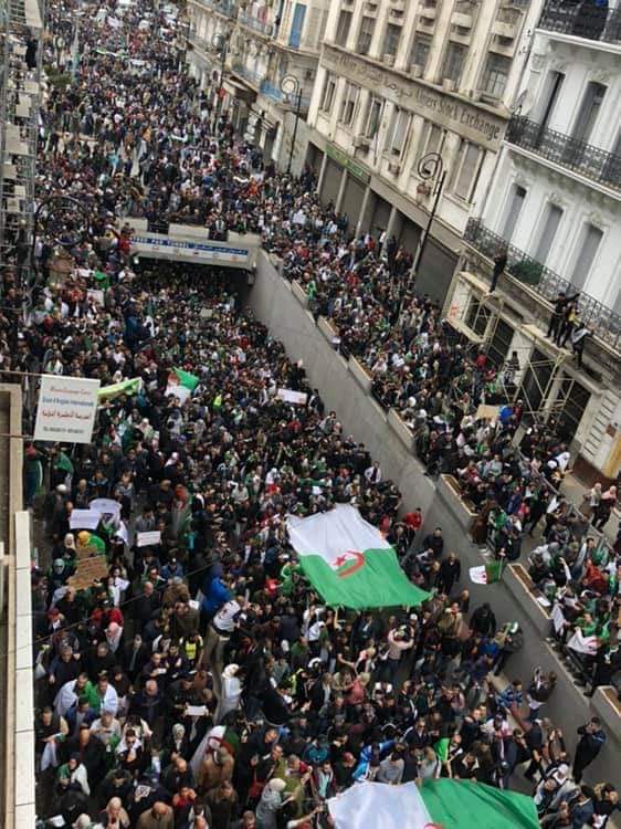 Protest today in Algiers