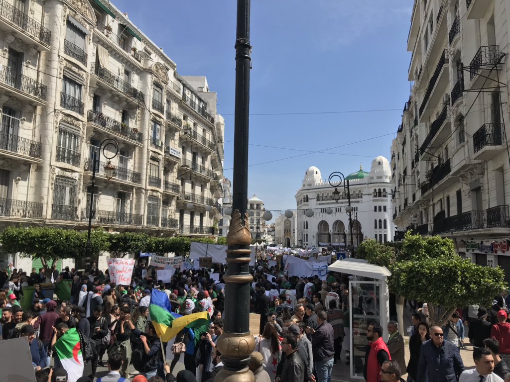 Big rally today in Algiers
