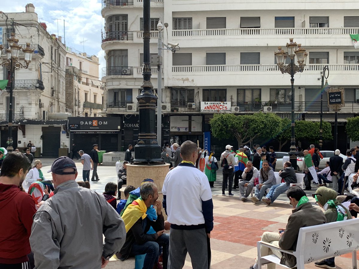 Rally at Place Maurice Audin  