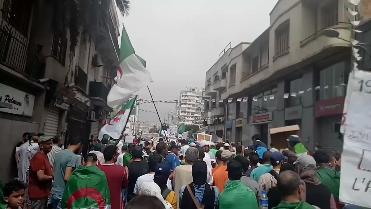 Protest in Oran today