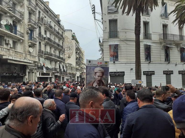 43rd Friday and results of the presidential election: Algiers, the portrait of Amirouche brandished by the demonstrators
