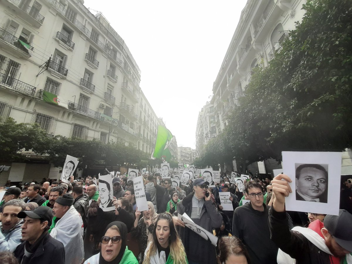 Demonstration at Didouche Mourad Street