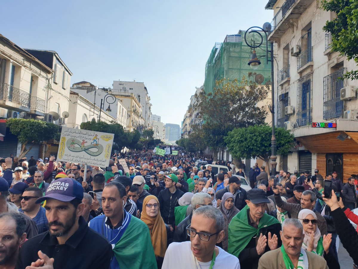 Demonstration at Hassiba, Alger