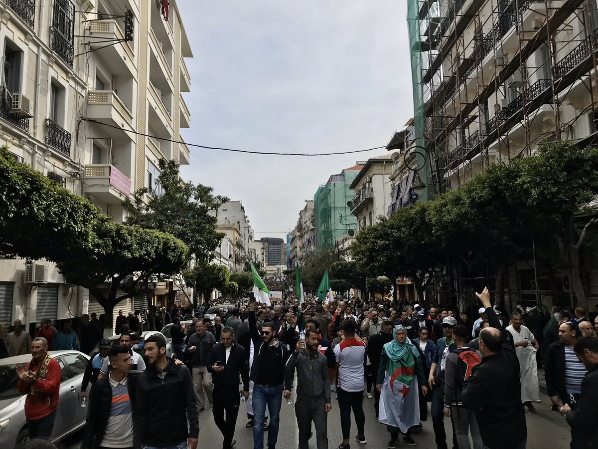 Demonstration at rue Hassiba