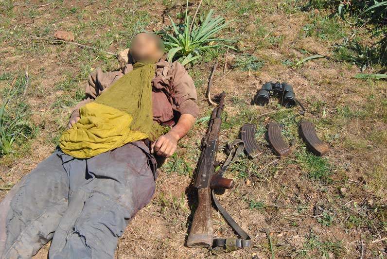 Algeria- ANP photo (from May 6) of a militant who was killed near Derag, Medea Province