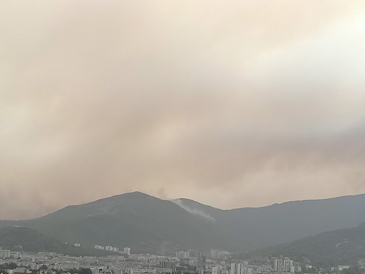 On the side of Seraidi (Annaba). fires broke out everywhere from Medea to Taref